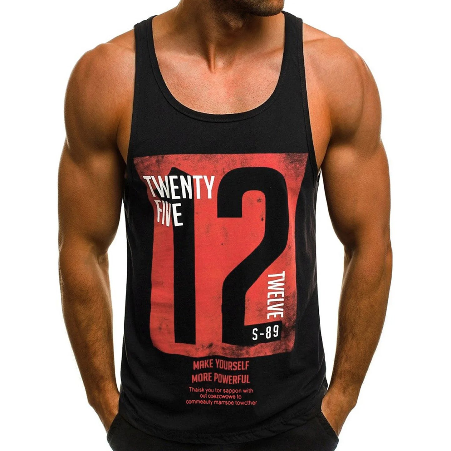 Men's Tank Tops Sleeveless Tshirts Summer Fitness Clothing Men Gym