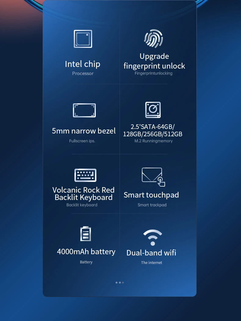 PA156 Laptop Computer 15.6" Intel N5095 Win10 16G 128G/256G/512G