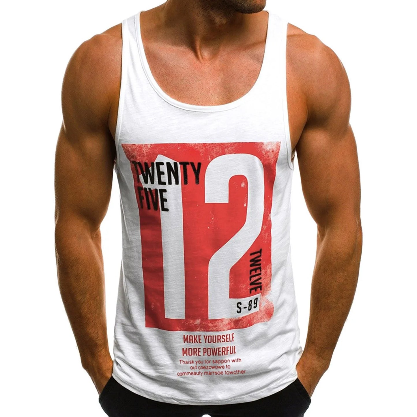 Men's Tank Tops Sleeveless Tshirts Summer Fitness Clothing Men Gym