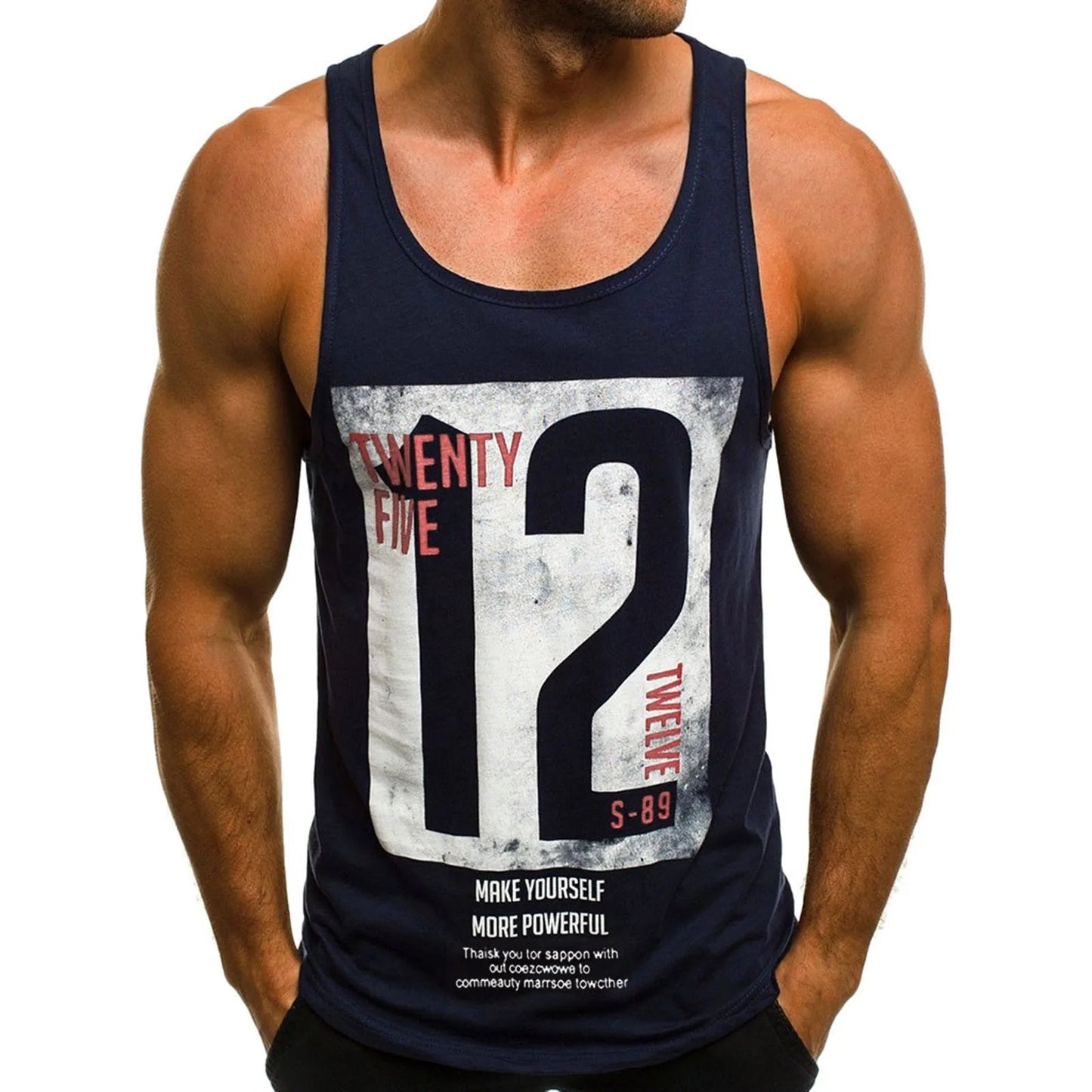 Men's Tank Tops Sleeveless Tshirts Summer Fitness Clothing Men Gym