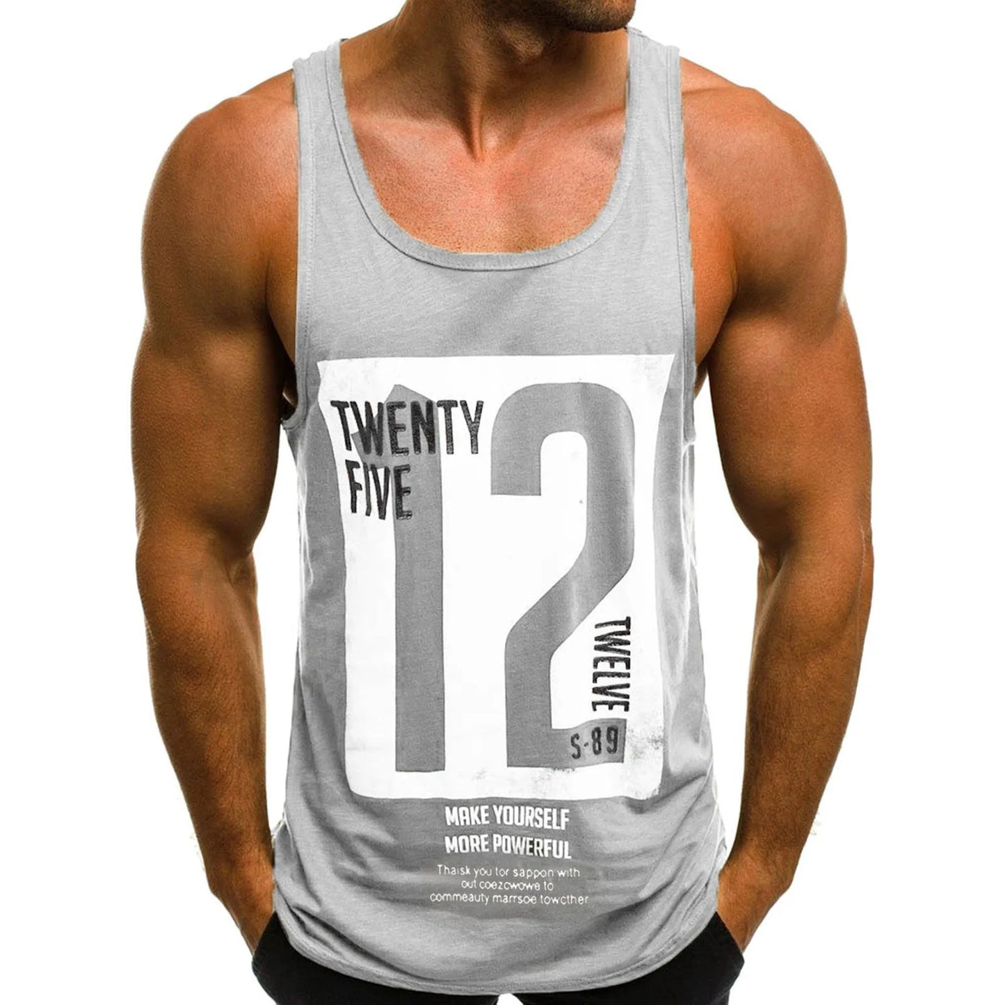 Men's Tank Tops Sleeveless Tshirts Summer Fitness Clothing Men Gym