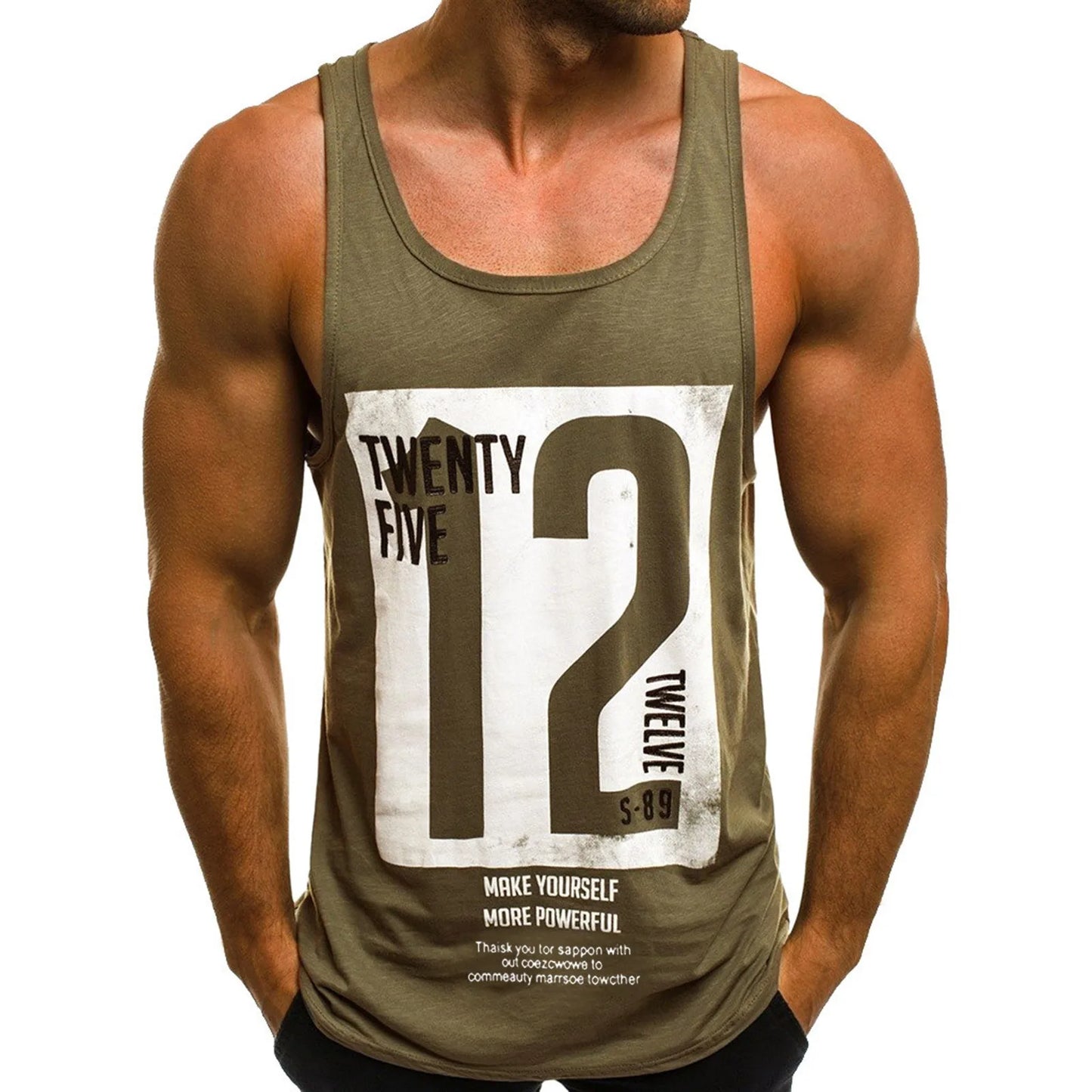 Men's Tank Tops Sleeveless Tshirts Summer Fitness Clothing Men Gym