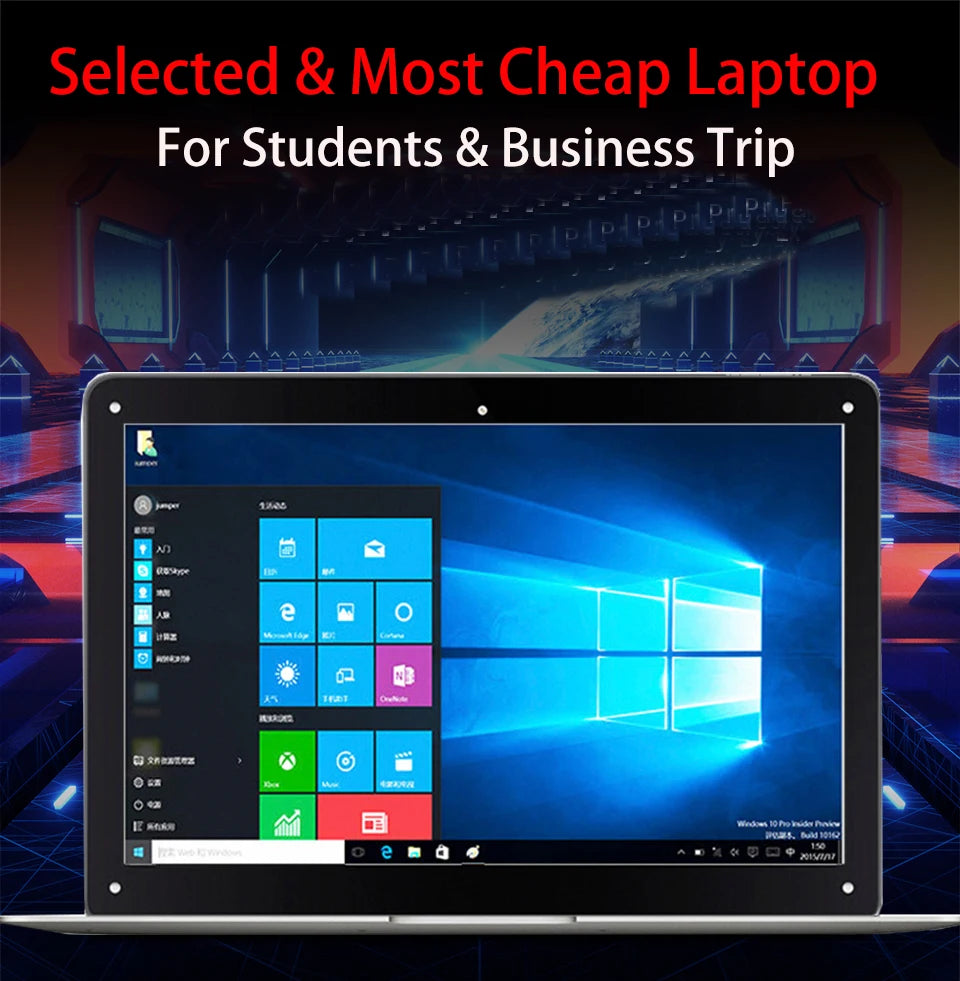 Molosuper 14 inch Cheap Notebook Windows 10 6GB RAM SSD Student Laptop