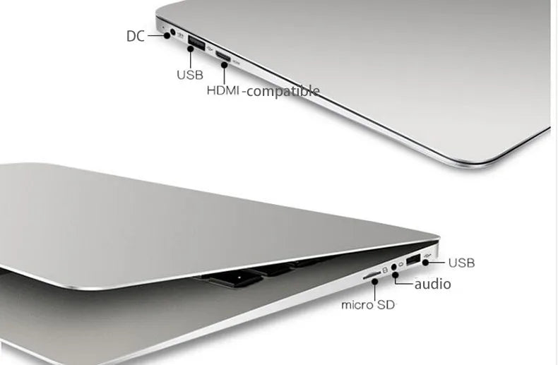 Molosuper 14 inch Cheap Notebook Windows 10 6GB RAM SSD Student Laptop