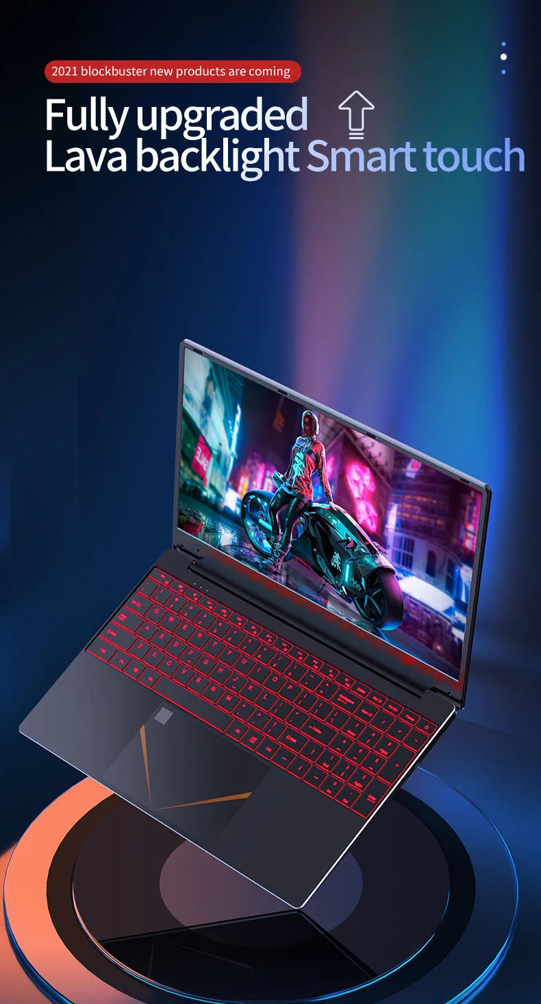 PA156 Laptop Computer 15.6" Intel N5095 Win10 16G 128G/256G/512G