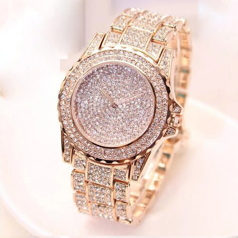 Luxury Full Diamond Watches For Men Top Brand Hip Hop Iced Watch