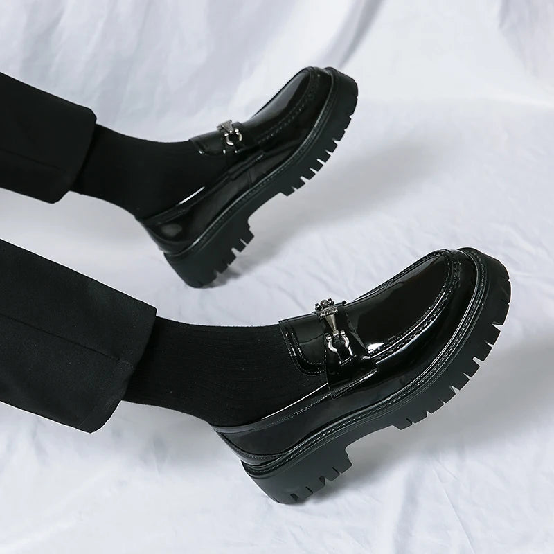 Men Business Dress Casual Fashion Elegant Formal ShoesSlip-on Evening Dress Loafers Party