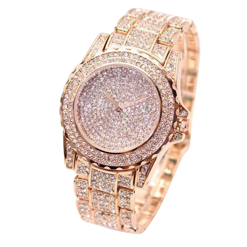 Luxury Full Diamond Watches For Men Top Brand Hip Hop Iced Watch