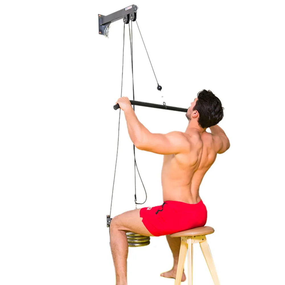 DIY Pulleys for Gym Rotatable Mute Steel Wire Rope Roller Slide Pulley