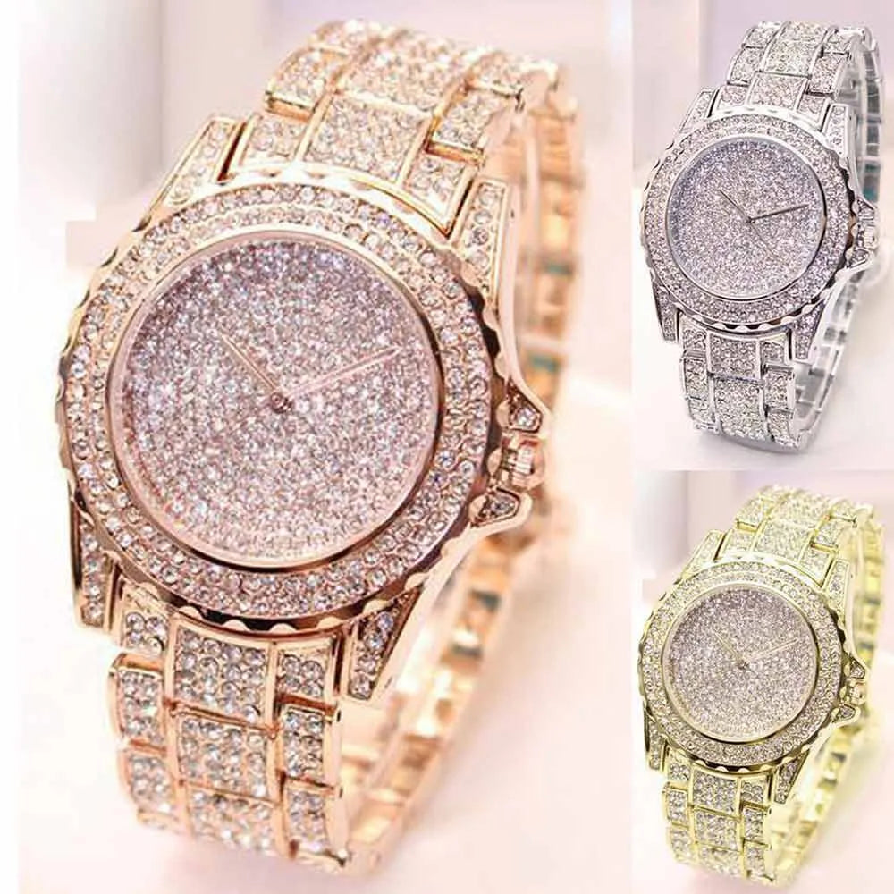 Luxury Full Diamond Watches For Men Top Brand Hip Hop Iced Watch