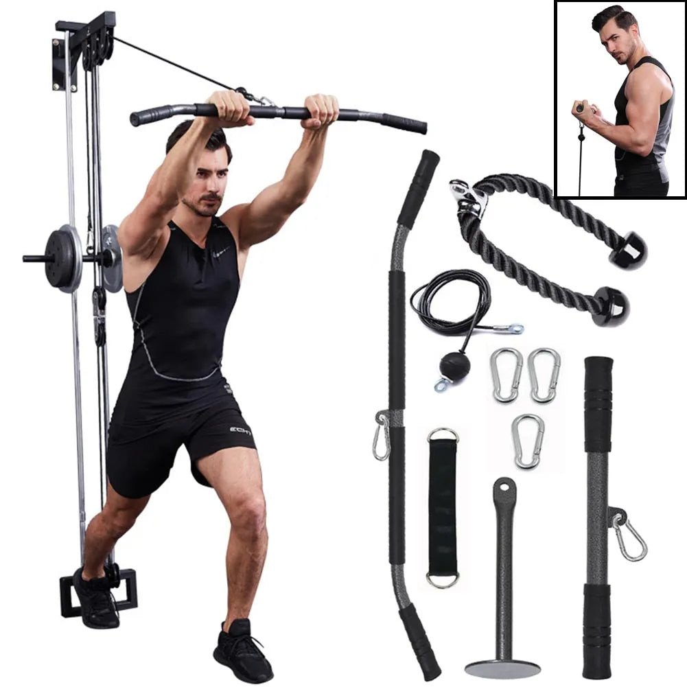 DIY Pulleys for Gym Rotatable Mute Steel Wire Rope Roller Slide Pulley