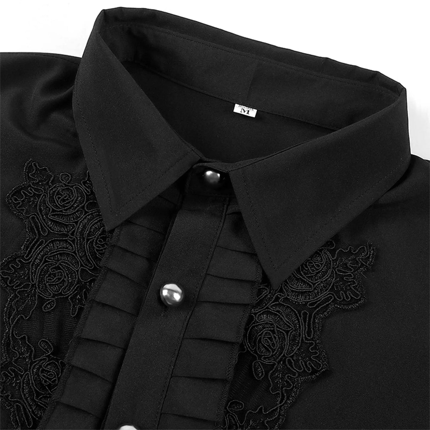 2023 New Men's Shirts Medieval Renaissance Costume Steampunk Shirt Men