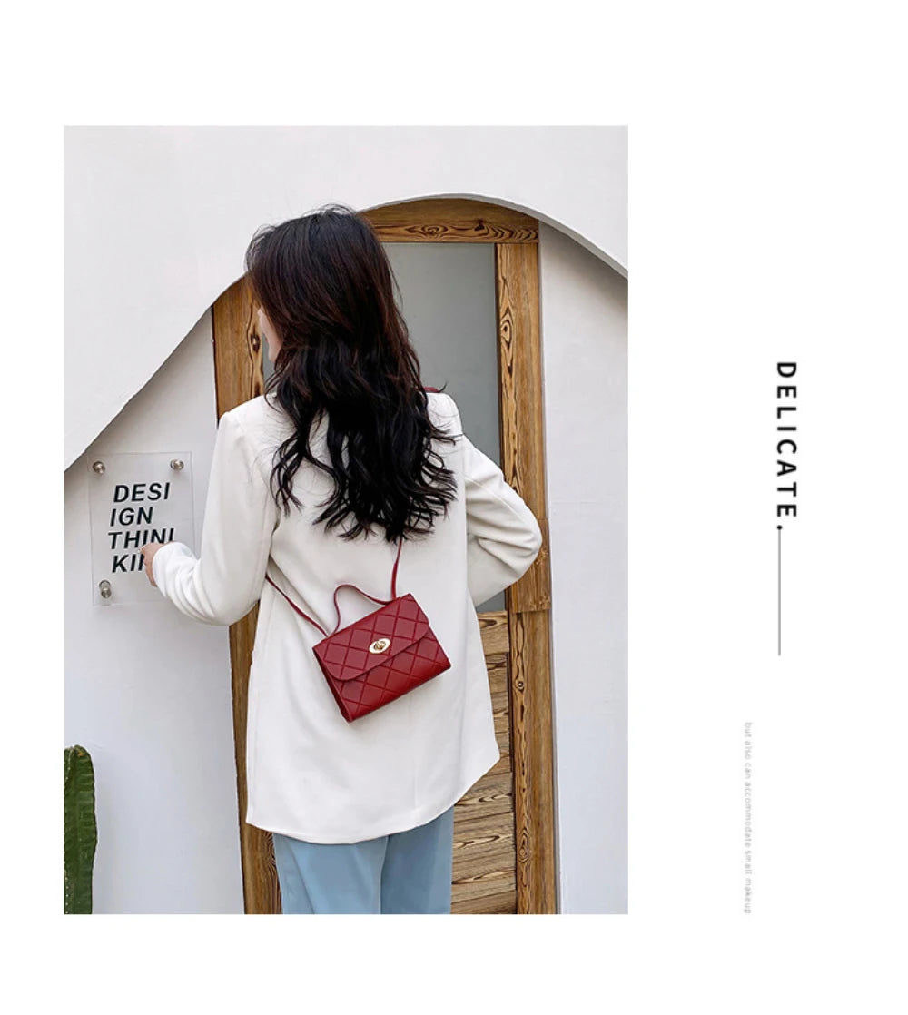 1/2PCS Fashion Small Messenger Bag For Women 2023 New Trend Female Shoulder Bag