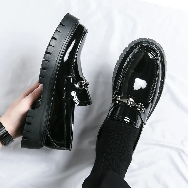 Men Business Dress Casual Fashion Elegant Formal ShoesSlip-on Evening Dress Loafers Party