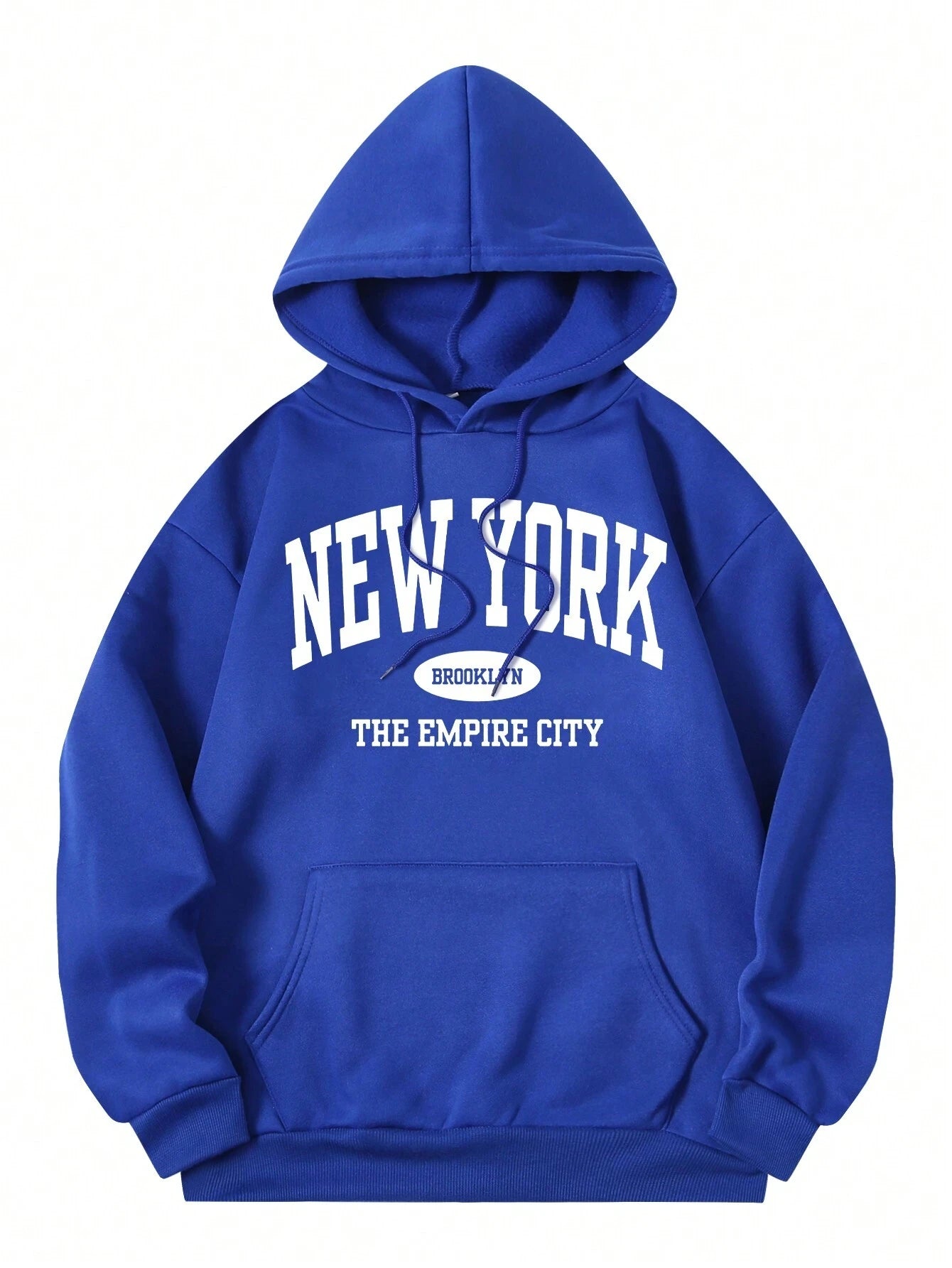 New York City Brooklyn Creative Letter Printed Female Hoodies Multicolor