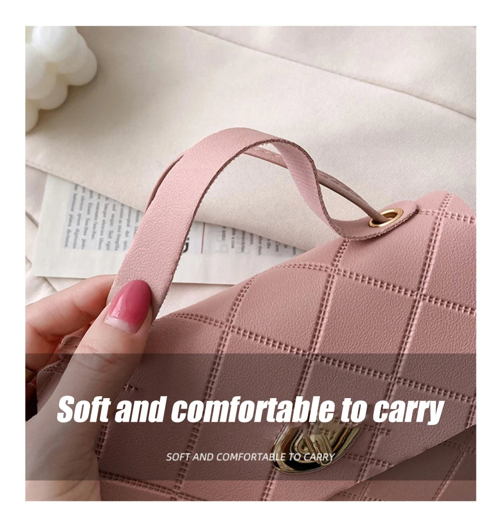 1/2PCS Fashion Small Messenger Bag For Women 2023 New Trend Female Shoulder Bag