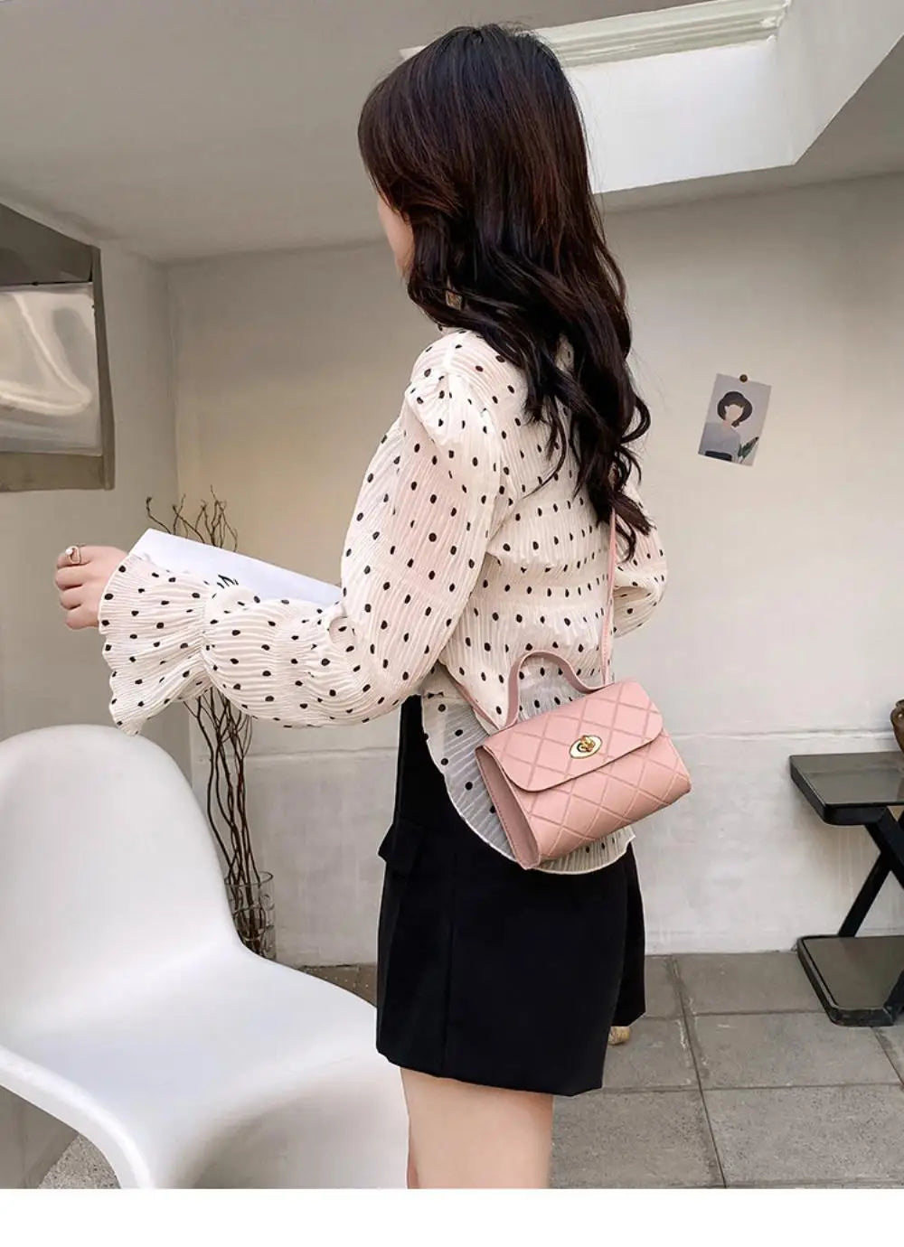 1/2PCS Fashion Small Messenger Bag For Women 2023 New Trend Female Shoulder Bag