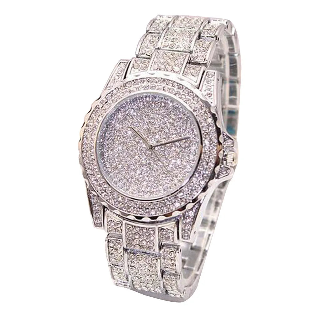 Luxury Full Diamond Watches For Men Top Brand Hip Hop Iced Watch